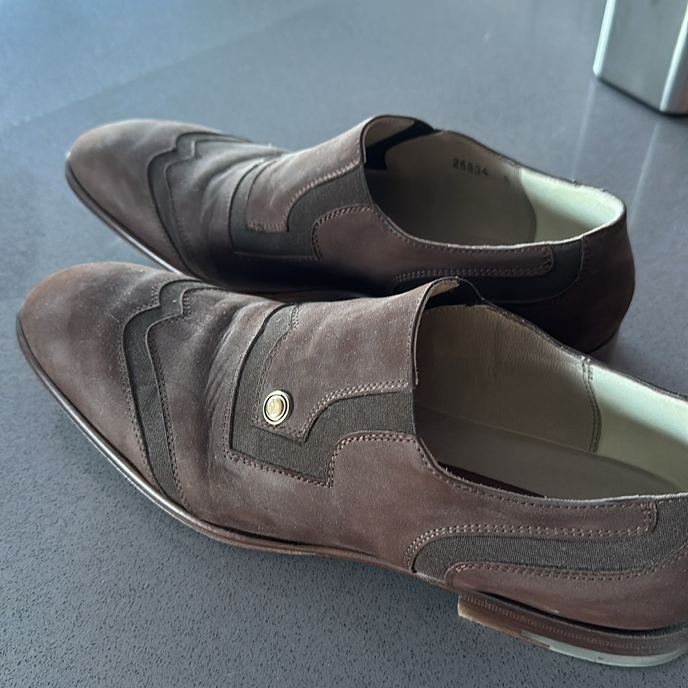 Paciotti suede brown shoes size 8